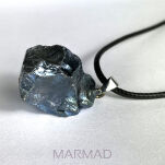 Zawieszka - kwarc Anielski tytanowy 37x24-27mm - 6