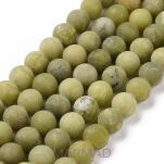 Perydot - (Oliwin) - matowy - kula 6mm