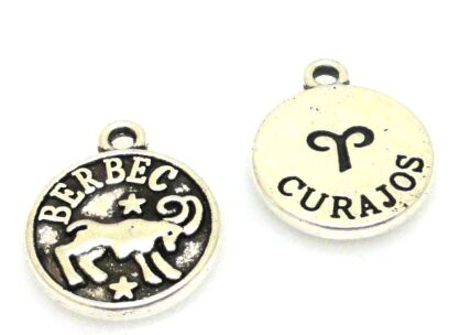 Zawieszka - znak zodiaku Baran - moneta 14x12mm