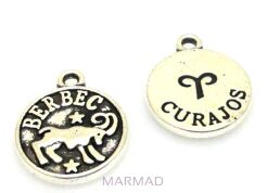 Zawieszka - znak zodiaku Baran - moneta 14x12mm