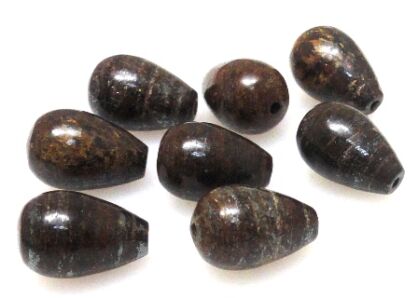 Bronzyt - kropla 11x8mm