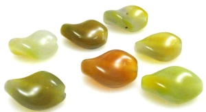 Agat - świderki 20x14mm - zestaw 7 sztuk