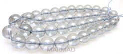 Kule szklane księżycowe 10mm - crystal gray
