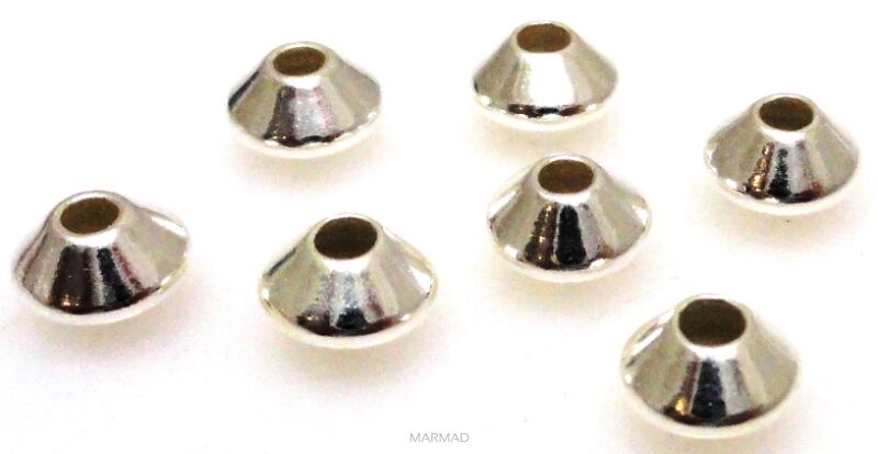 Dysk satelitka 6x4mm - srebro 925