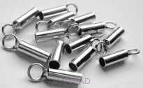 Końcówki do rzemieni 3mm - srebro 925 - 1 para
