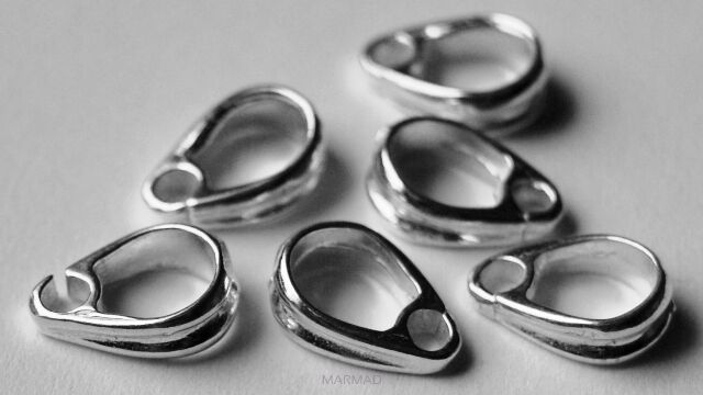 Krawatka ozdobna 10mm - srebro 925