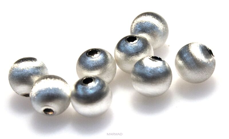 Kulka satynowa 8mm - srebro 925