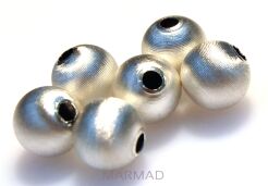 Kulka satynowa 10mm - srebro 925