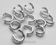 Kółka - ogniwka otwarte 5mm - srebro 925