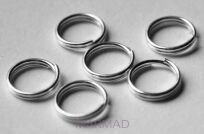Kółka - ogniwka sprężynki 7mm - srebro 925