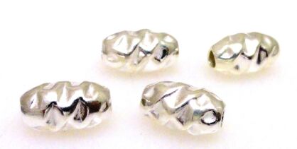 Oliwka gnieciona 8x4mm - srebro 925