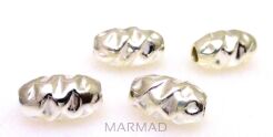 Oliwka gnieciona 8x4mm - srebro 925