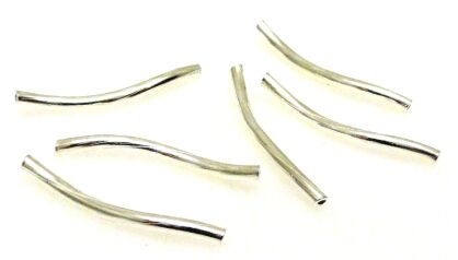 Rurka falowana 20mm/1,5 - srebro 925