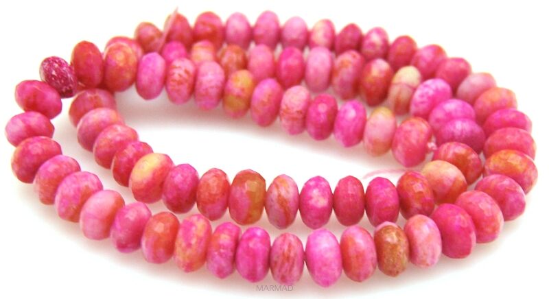 Agat fasetowany crazy lace - oponka 8x5mm