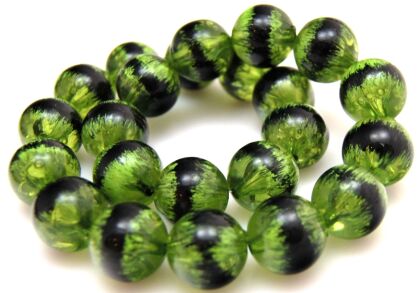 Akryl transparentny - kula 18mm - zielona