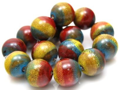 Ceramika wielobarwna - kula 25mm
