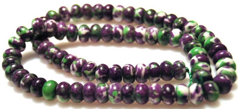 Howlit kwiatowy - oponka 8x5mm