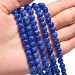 Jadeit Mashan  - kula 6mm- niebieski - 4