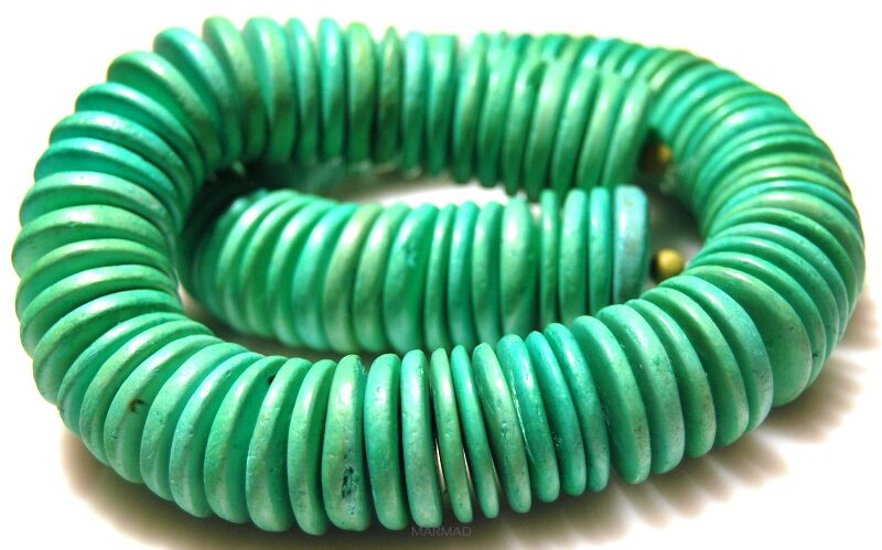 Kokos - talarki 20x2mm - jasno zielony