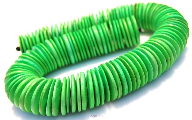 Kokos - talarki 25x2mm - zielony