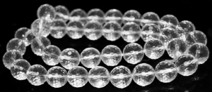 Rock crystal fasette - sphere 10mm