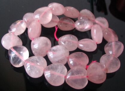 Kwarc różowy - serce 14x14mm