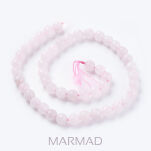 Kwarc różowy fasetowany - kula 8mm - 2