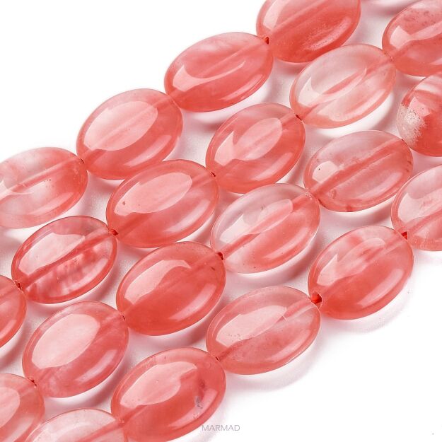 Kwarc różany  - owal 18x13mm