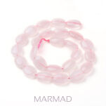 Kwarc różowy - owal 16x12mm