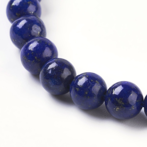 Lapis lazuli with piryte - sphere 6mm