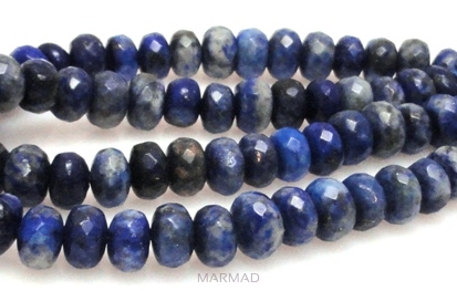 Lapis lazuli fasetowany - oponka 8x4mm