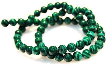 Malachit prasowany - kula 6mm