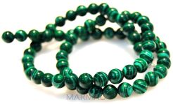Malachit prasowany - kula 6mm