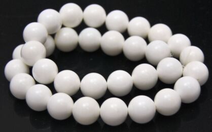 Muszla biała - kula 12mm