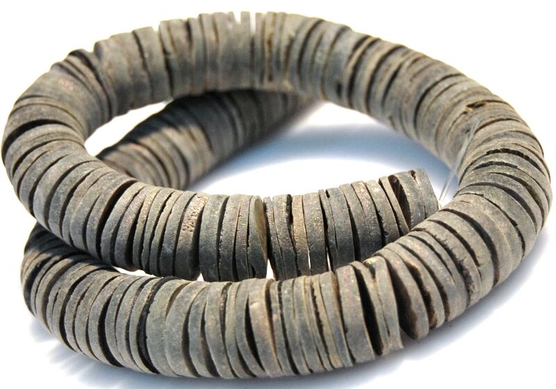 Muszla szara tęczowa -  krążki 15mm