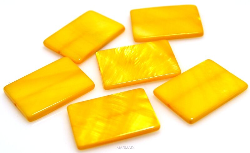 Muszla - prostokąt 25x18mm