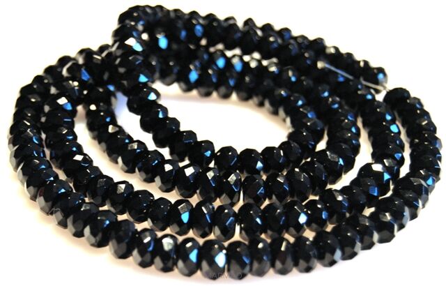 Onyks fasetowany - oponka 8x4mm