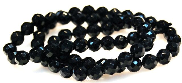 Onyks fasetowany - kula 6mm