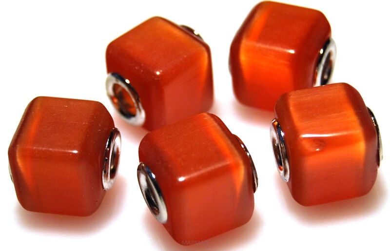 Uleksyt - przekładka do biżuterii modułowej - kostka 14x12mm