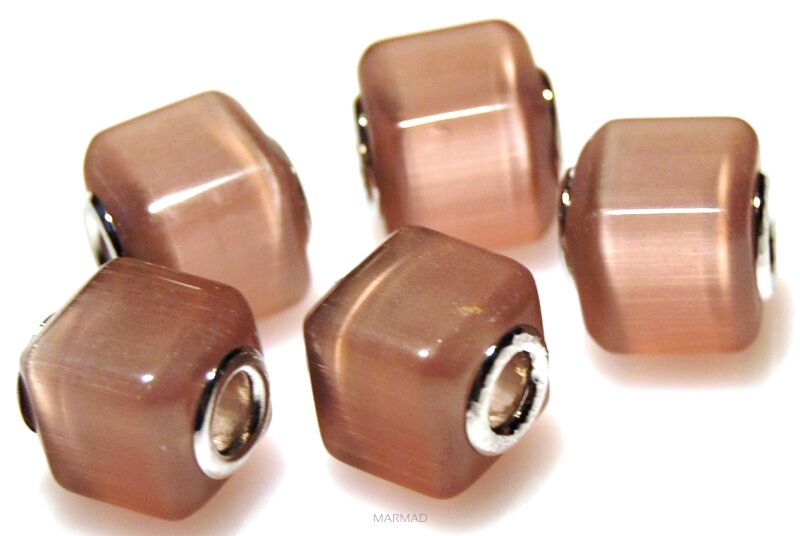 Uleksyt - przekładka do biżuterii modułowej  - kostka 14x12mm