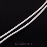 Rzemień biały lakierowany - SKÓRA - grubość 2mm - 2