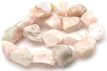 Opal różowy - surowe kamienie