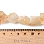 Cytryn - surowe kamienie - z otworem - 3