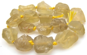 Kwarc cytrynowy - surowe kamienie polerowane