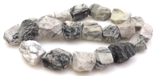 Jaspis picasso - surowe kamienie