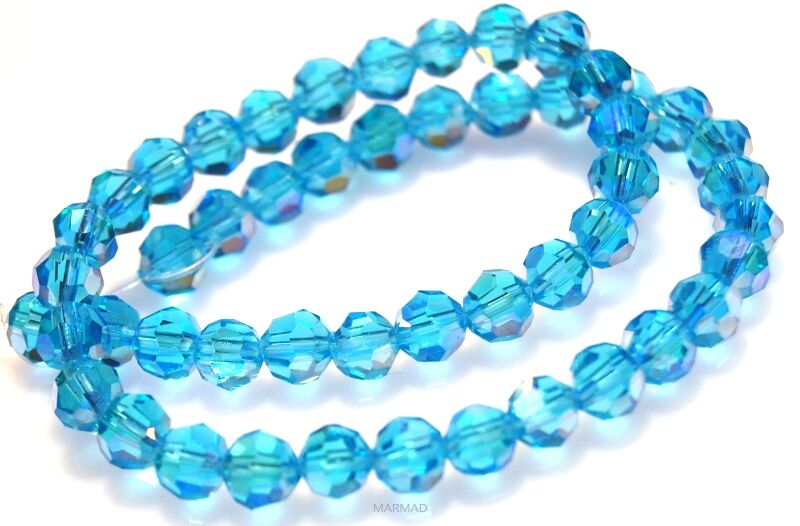 Kryształki fasetowane - kula 6mm