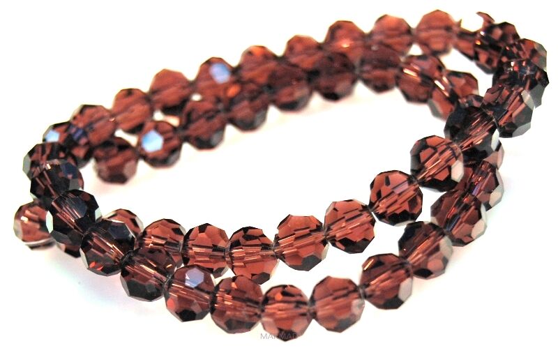 Kryształki fasetowane - kula 6mm