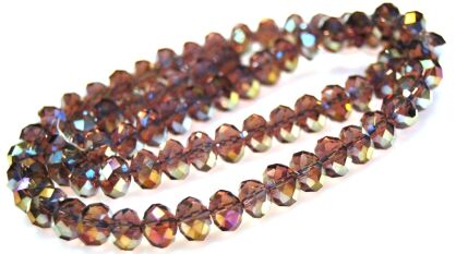 Kryształki fasetowane - oponka 8x4mm