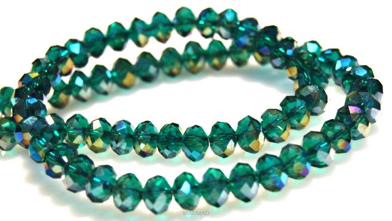 Kryształki fasetowane - oponka 8x4mm