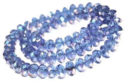 Kryształki fasetowane - oponka 8x4mm